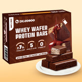 Dujosoo Cocoa Crunch High-Protein Wafer Bar,More Cocoa, More Power! 7% Cocoa Wafer Protein Bar for Energy & Muscle. (10101038219585)