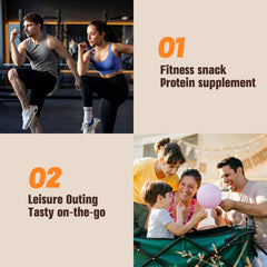 Dujosoo Cocoa Crunch High-Protein Wafer Bar,More Cocoa, More Power! 7% Cocoa Wafer Protein Bar for Energy & Muscle. (10101038219585)