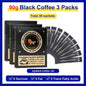 DUJOSOO Black Coffee Sugar-Free Beverage 30g (3g x10 Sticks) Premium Arabica Beans Instant Powder Iced DIY Coffee