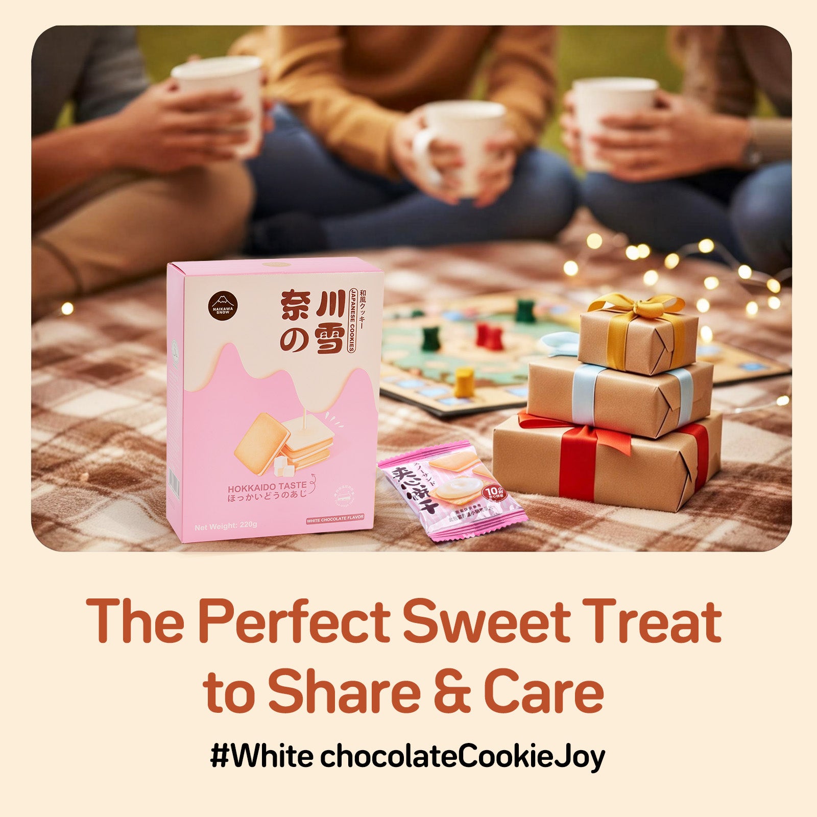 Dujosoo White chocolate  Sandwich Cookies: Perfectly Baked, Delicately Soft (10105767952705)