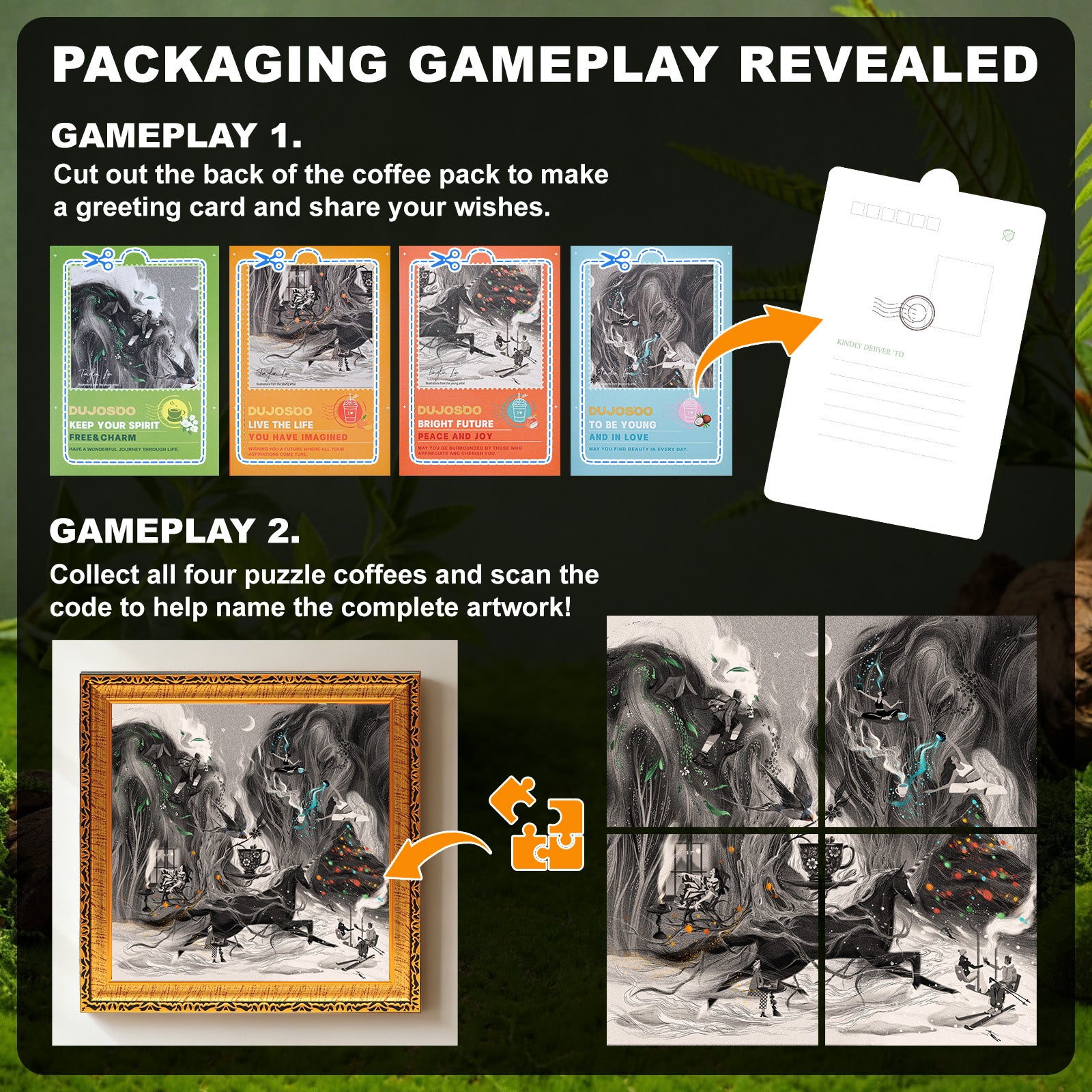 Dujosoo Jasmine Green Powder Latte: Zero Sugar, Just 44 Calories. Pure Delight.(pack of 120) (10070542319937) (10103255302465)