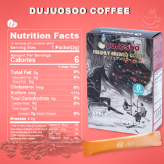 Dujosoo Apple Americano Powder: Triple-Boost Energy + 25% Real Apple, 0 Sugar(pack of 120) (10103258775873)