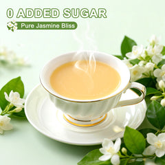Dujosoo Jasmine Green Powder Latte: Zero Sugar, Just 44 Calories. Pure Delight.(pack of 120) (10070542319937)