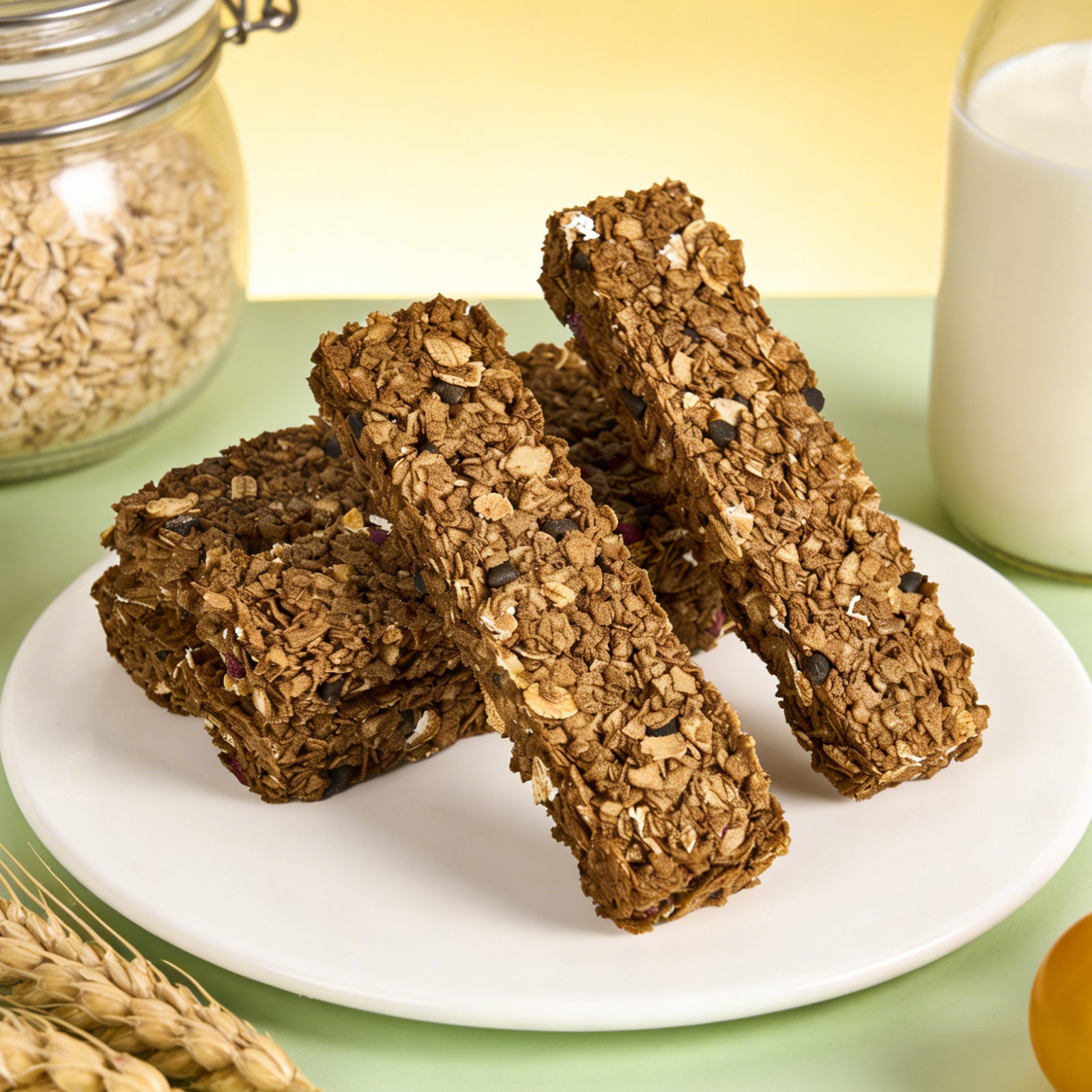 Dujosoo Crispy Chocolate Granola Bar Bars – High Fiber, On-the-Go Snack for Lasting Energy (10109158424897)