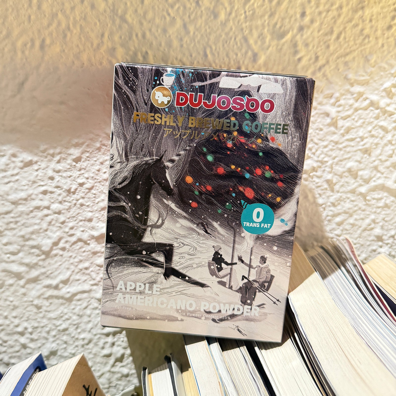 Dujosoo Apple Americano Powder: Triple-Boost Energy + 25% Real Apple, 0 Sugar(pack of 120) (10103258775873)