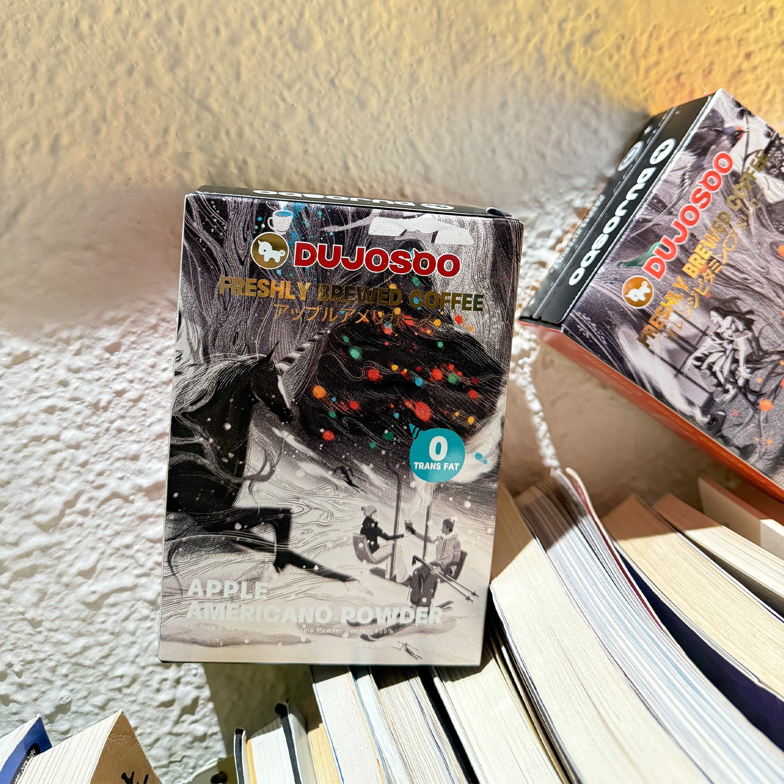 Dujosoo Apple Americano Powder: Triple-Boost Energy + 25% Real Apple, 0 Sugar(pack of 120) (10103258775873)