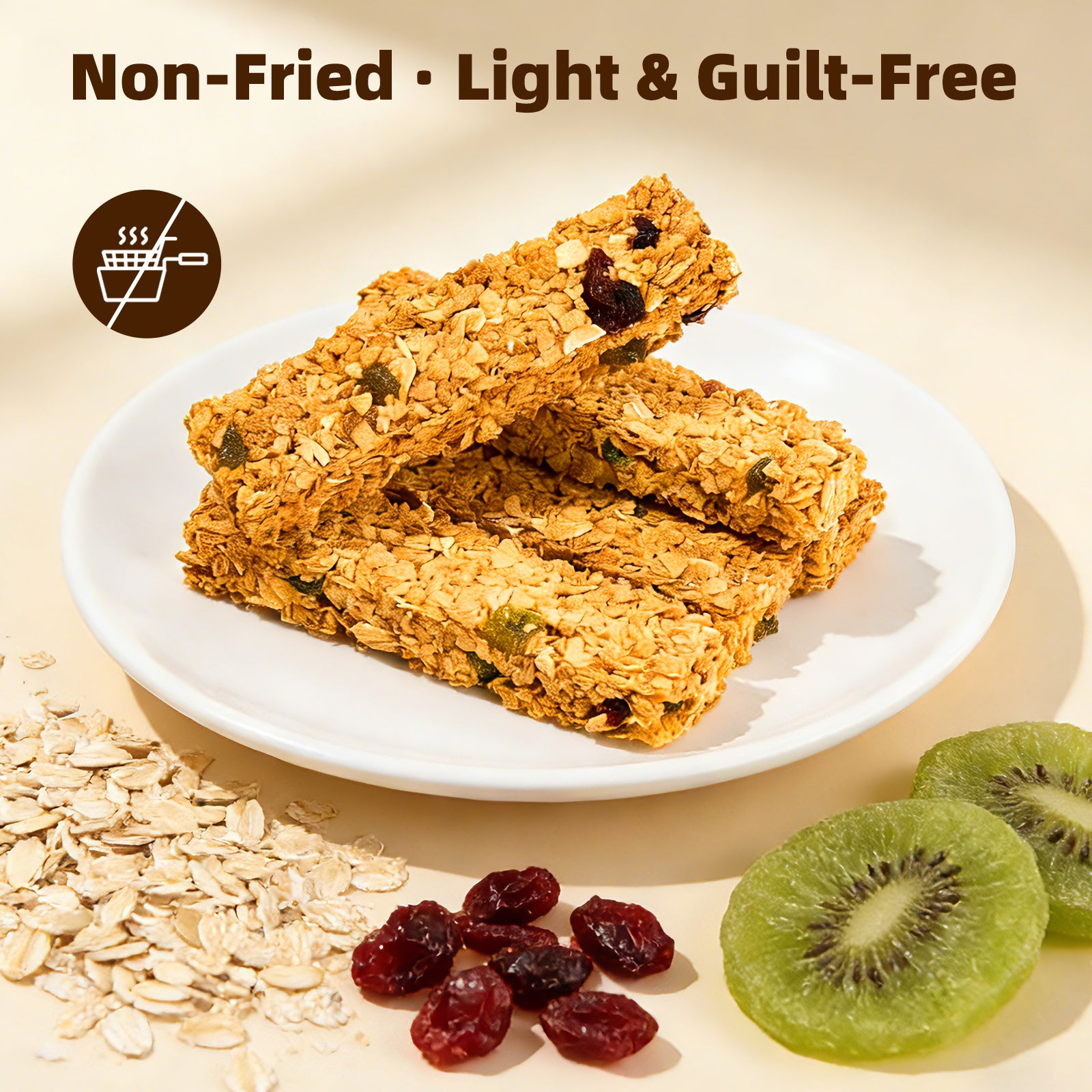 Dujosoo Powerhouse Nut Mix Granola Bar – 3 Fruit Fusion, Non-Fried & Wholesome Snack (10109159539009)