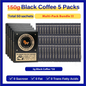 DUJOSOO Black Coffee Sugar-Free Beverage 30g (3g x10 Sticks) Premium Arabica Beans Instant Powder Iced DIY Coffee