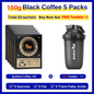 DUJOSOO Black Coffee Sugar-Free Beverage 30g (3g x10 Sticks) Premium Arabica Beans Instant Powder Iced DIY Coffee