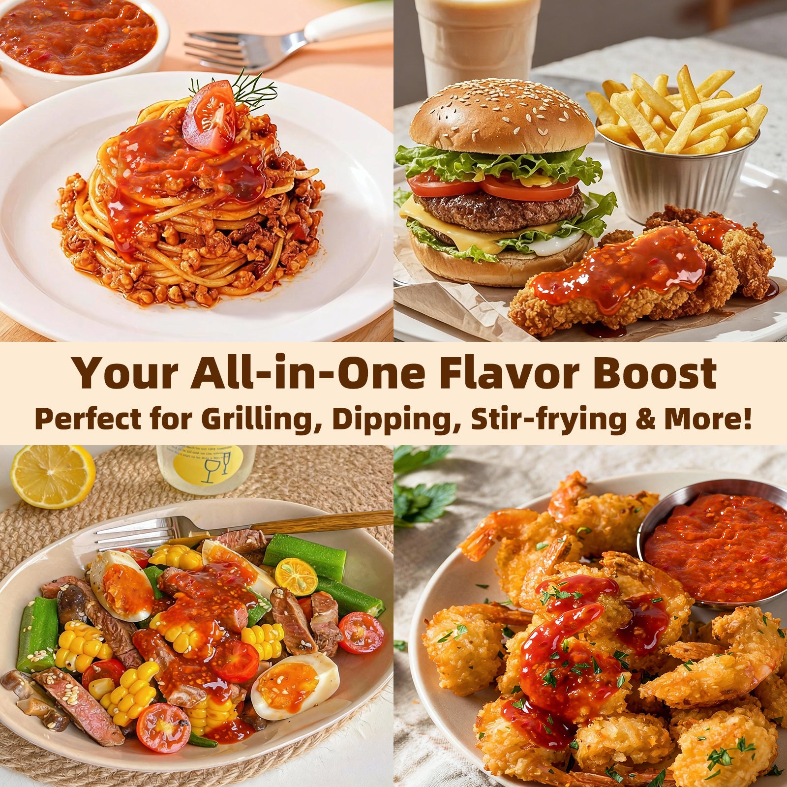 Dujosoo Garlic&Onion Sauce,The Perfect Balance: Bold Garlic & Sweet Onion.-20 bottles per case (10101365801281)