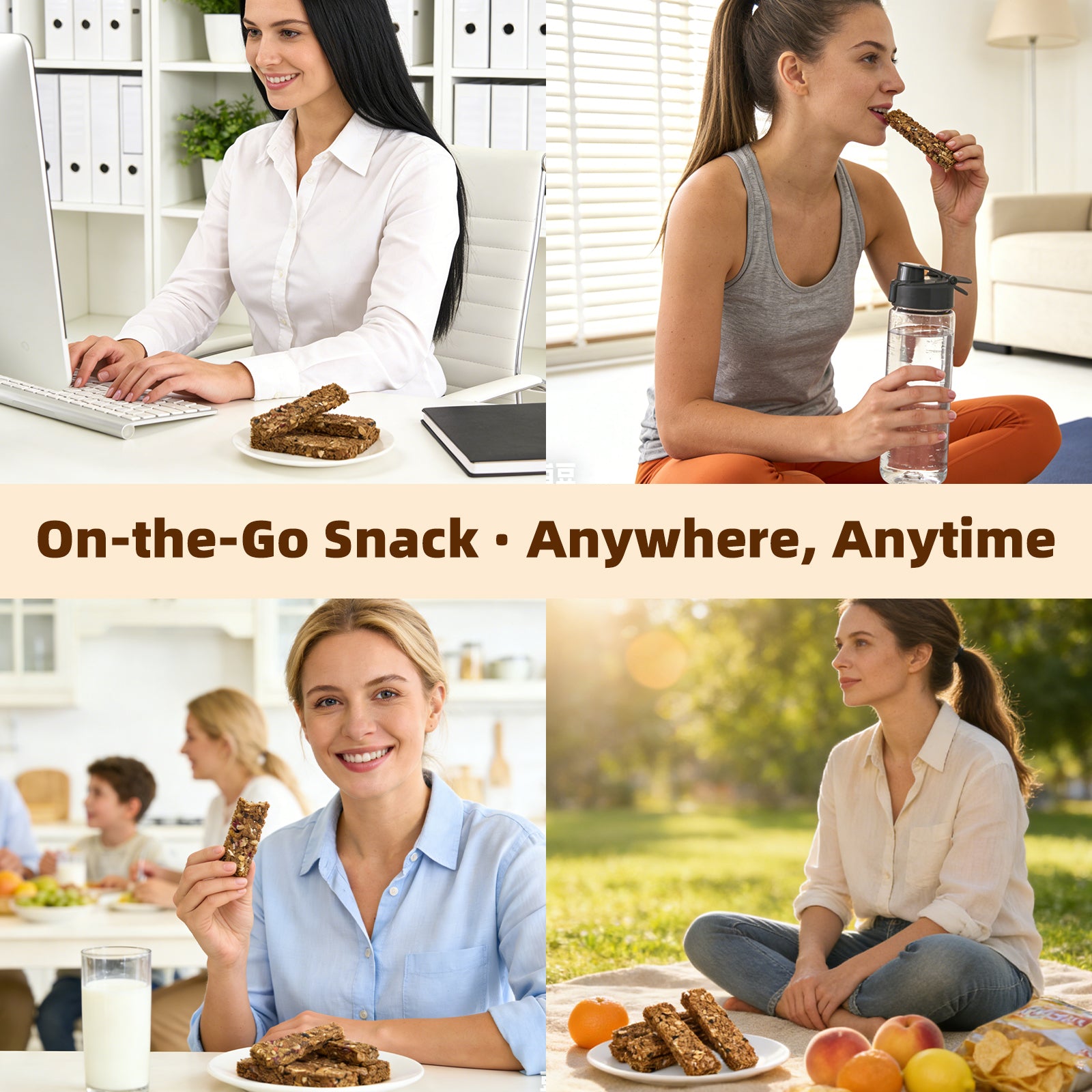 Dujosoo Crispy Chocolate Granola Bar Bars – High Fiber, On-the-Go Snack for Lasting Energy (10109158424897)