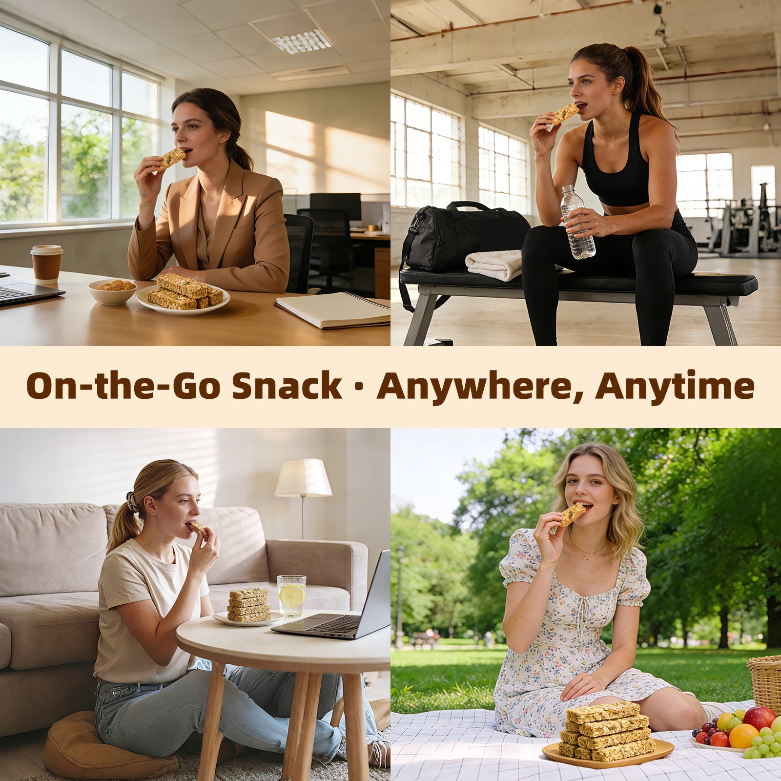 Dujosoo Crunchy Nut & Oat Granola Bars - Packed with Pumpkin Seeds, Walnuts & Almonds, Non-GMO, Non-Fried Snack (10109159309633)