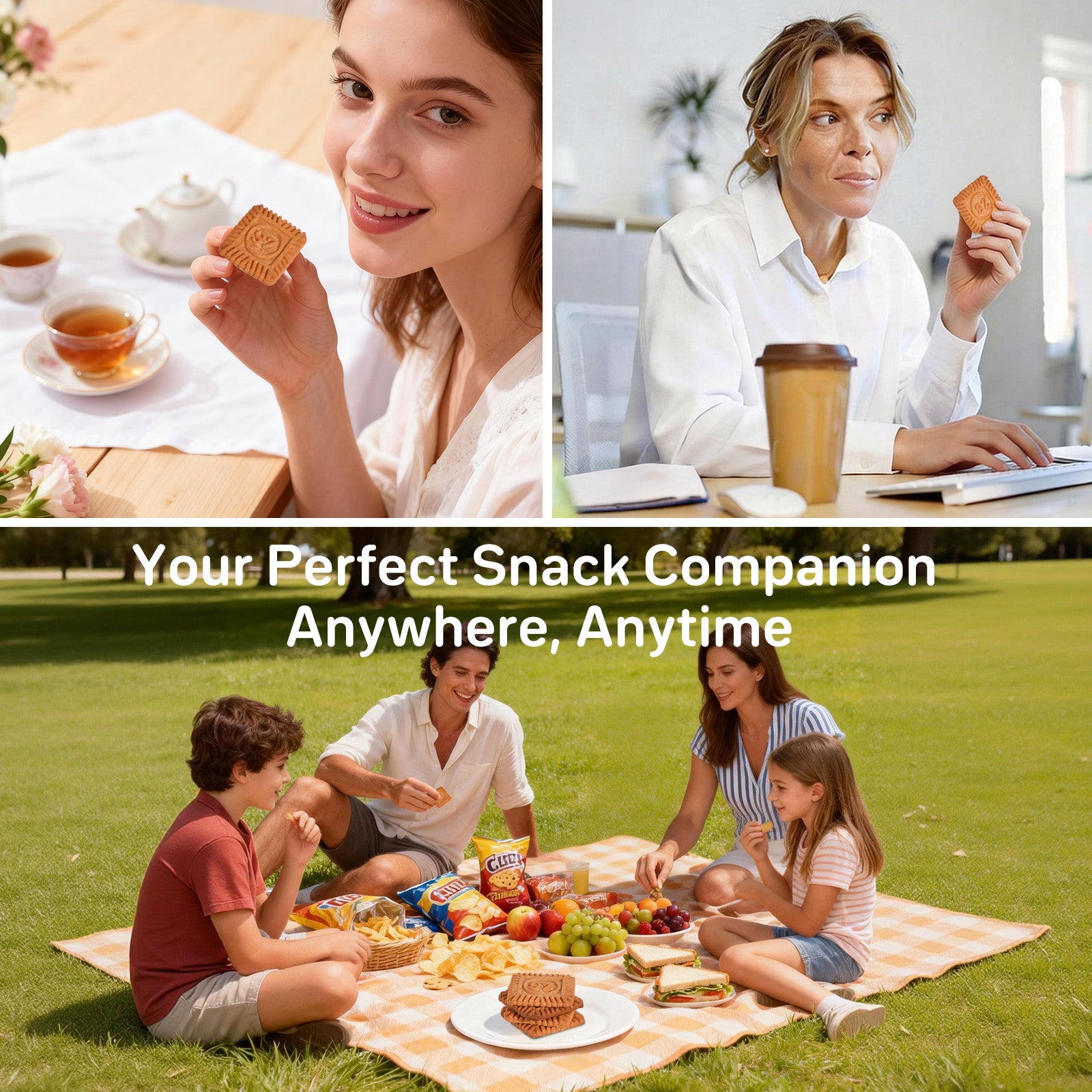 Dujosoo Gourmet Brown Sugar Cookies - Lightly Baked, Perfect Sweetness, Crisp Texture（pack of 100）（副本） (10101737652545)