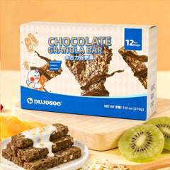 Dujosoo Crispy Chocolate Granola Bar Bars – High Fiber, On-the-Go Snack for Lasting Energy (10109158424897)