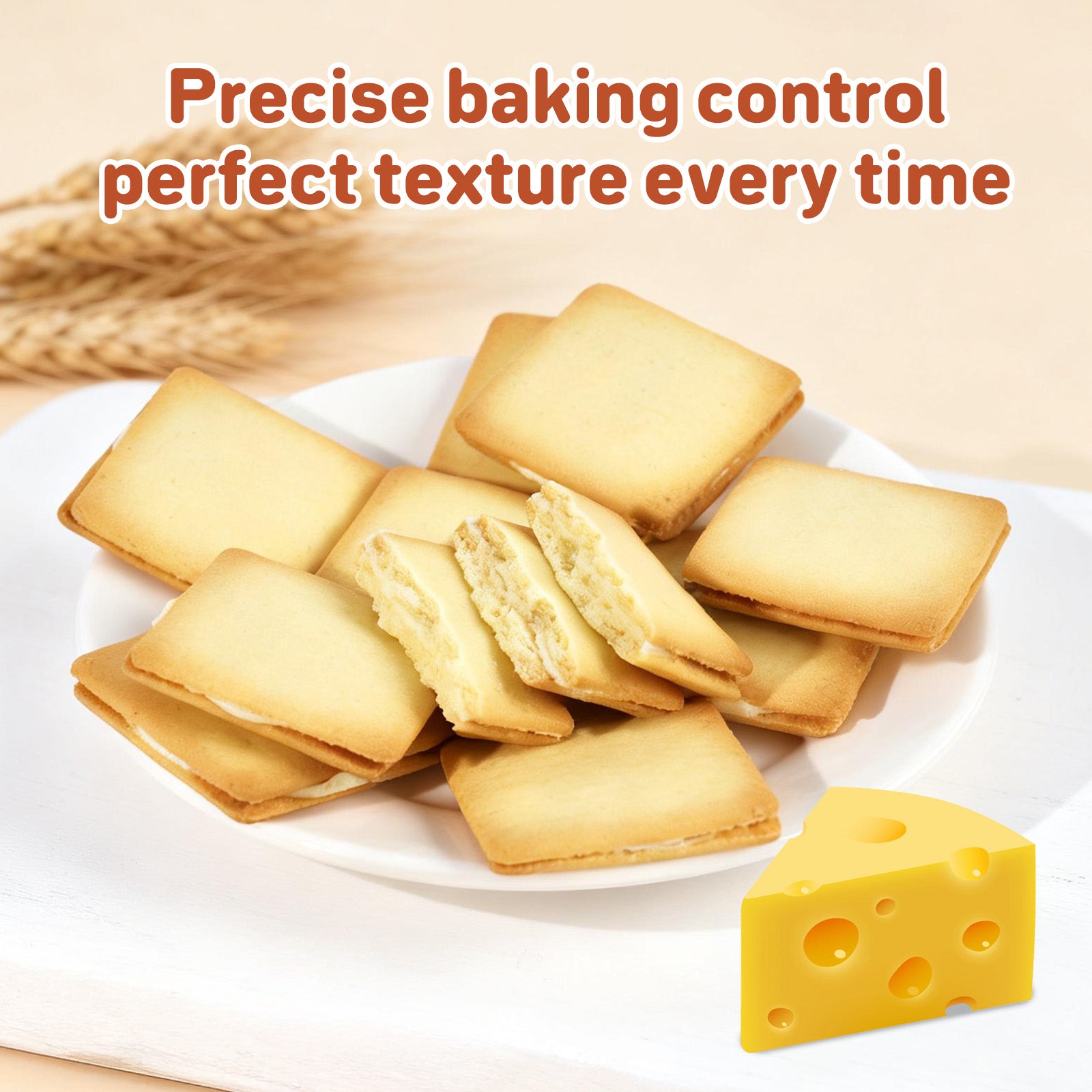 Dujosoo Cheese Sandwich Cookies: Perfectly Baked, Delicately Soft (10105757368641)